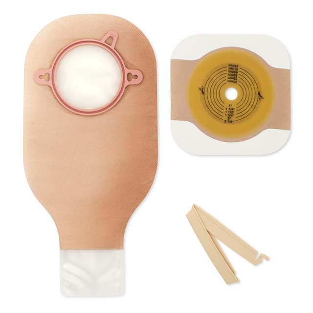 New Image Two-Piece Drainable Ostomy Kit, Cut-To-Fit Stoma Up To 1-3/4