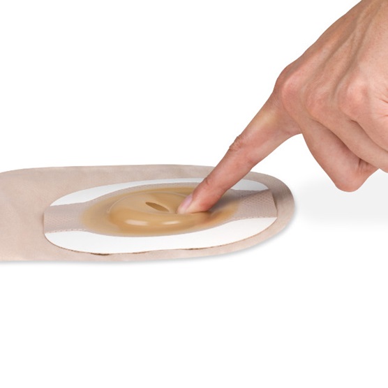 8612 Premier Ostomy Pouch with Convex Skin Barrier